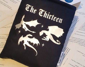 OFFICIALLY LICENSED The Thirteen Throne of Glass Book Sleeve / Kindle Sleeve / Tote Bag