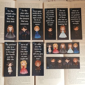 OFFICIALLY LICENSED ACOTAR A Court of Throne and Roses Bookmarks