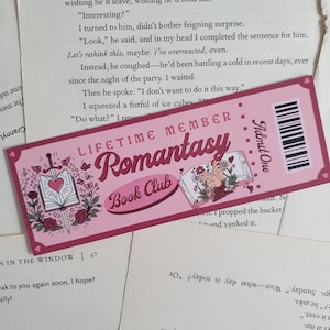 Romantasy Buchclub Lesezeichen