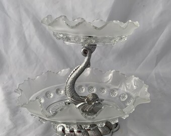 Studio Nova Yuletide Spirit Silver Sweet Dish