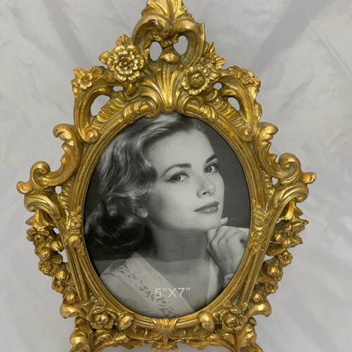 Vintage Style French Carved Gold Gilt Photo Picture Frame Etsy