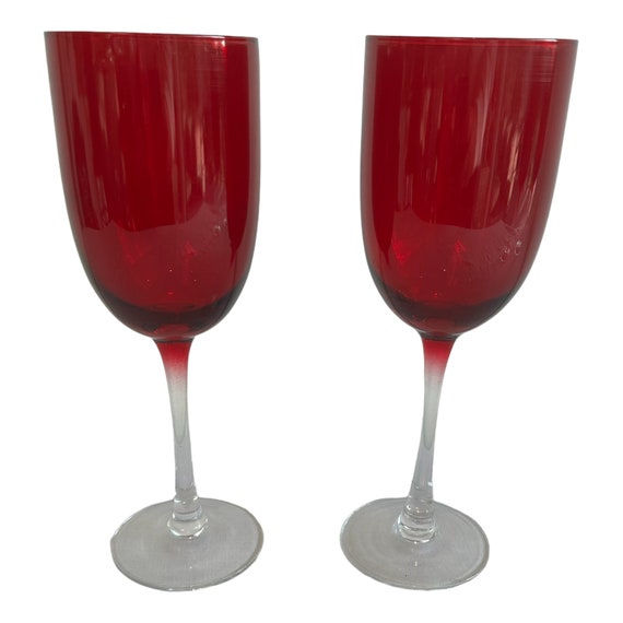 Wine Glasses, Large Red Wine or White Wine Glass Set of 4 Unique Gift for Women