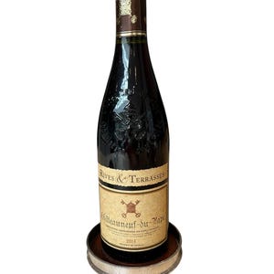 Pair vintage mahogany and silver plate wine bottle coasters vintage silver wine lovers gift Father’s Day gift red wine gift