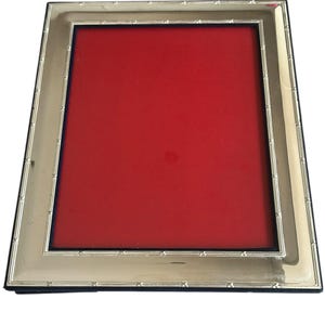 Large vintage silver plate  portrait or landscape picture photo frame wedding photo frame wedding gift anniversary gift silver gift