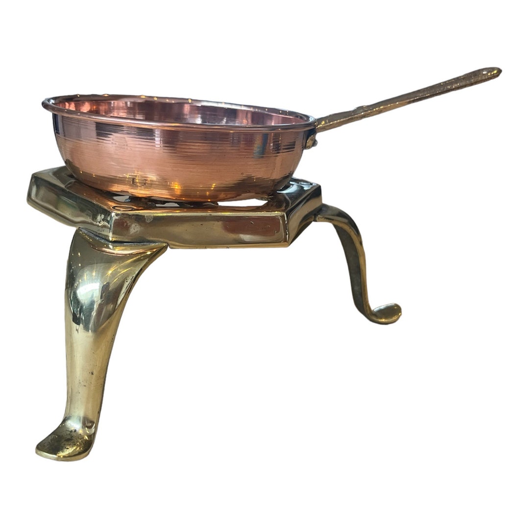 Vintage Brass Pot Stand Trivet Pan Stand Saucepan Stand Kitchen Gift