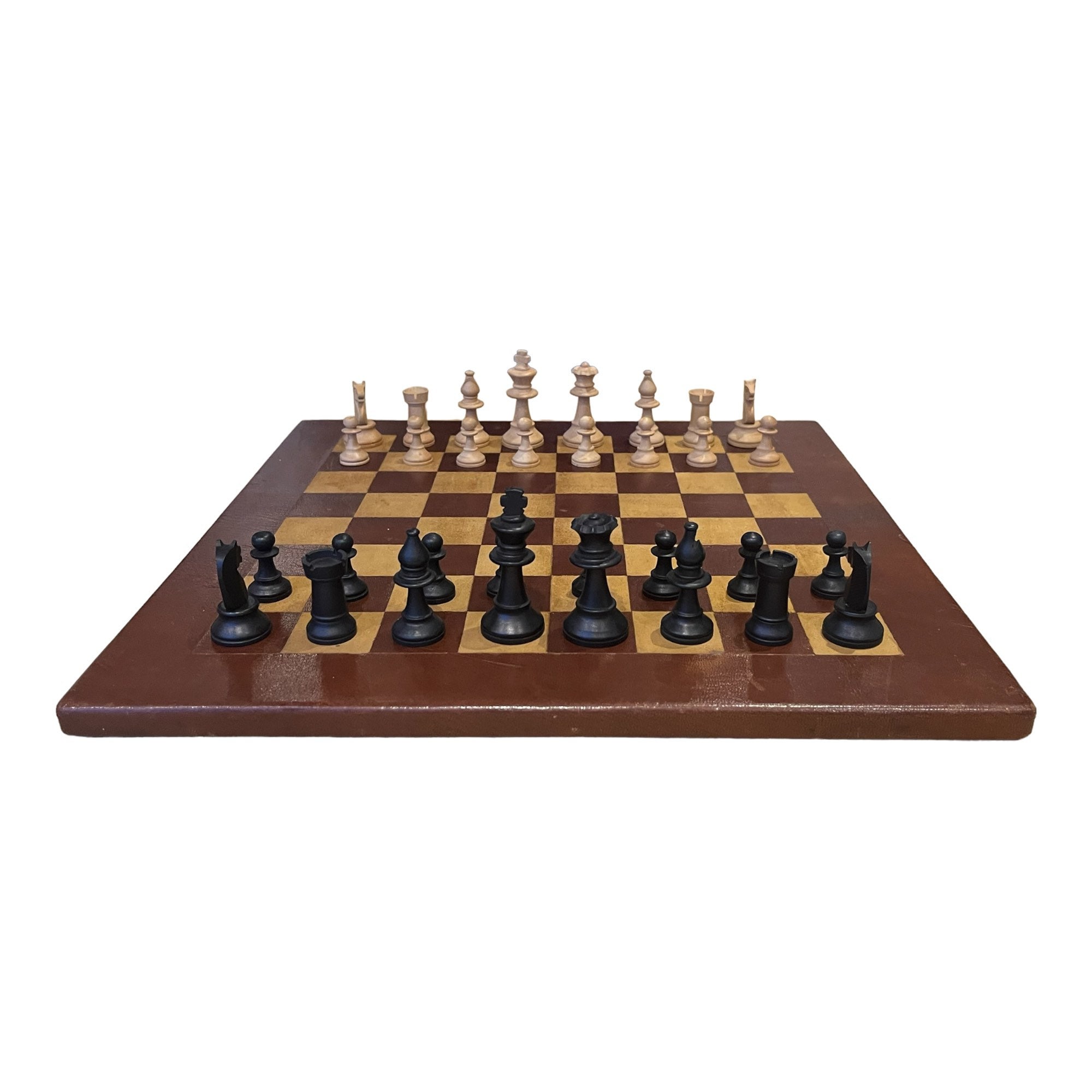 StonKraft 12 x 12 Stone Chess Board with Wooden Base - Chess Game