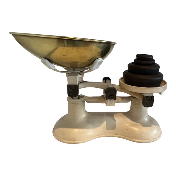 Antique Cast Iron Scale Weights Etsy