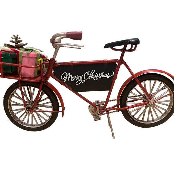 Black/Blue Holiday Bike Ornament main image 1
