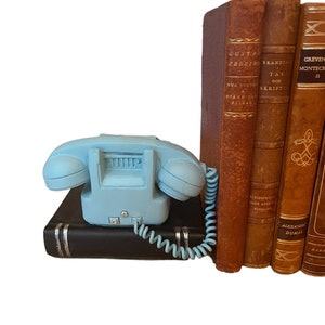 Pair vintage retro style telephone bookends retro shelf tidies book gift new home gift bookworm gift 1970s gift birthday gift image 9