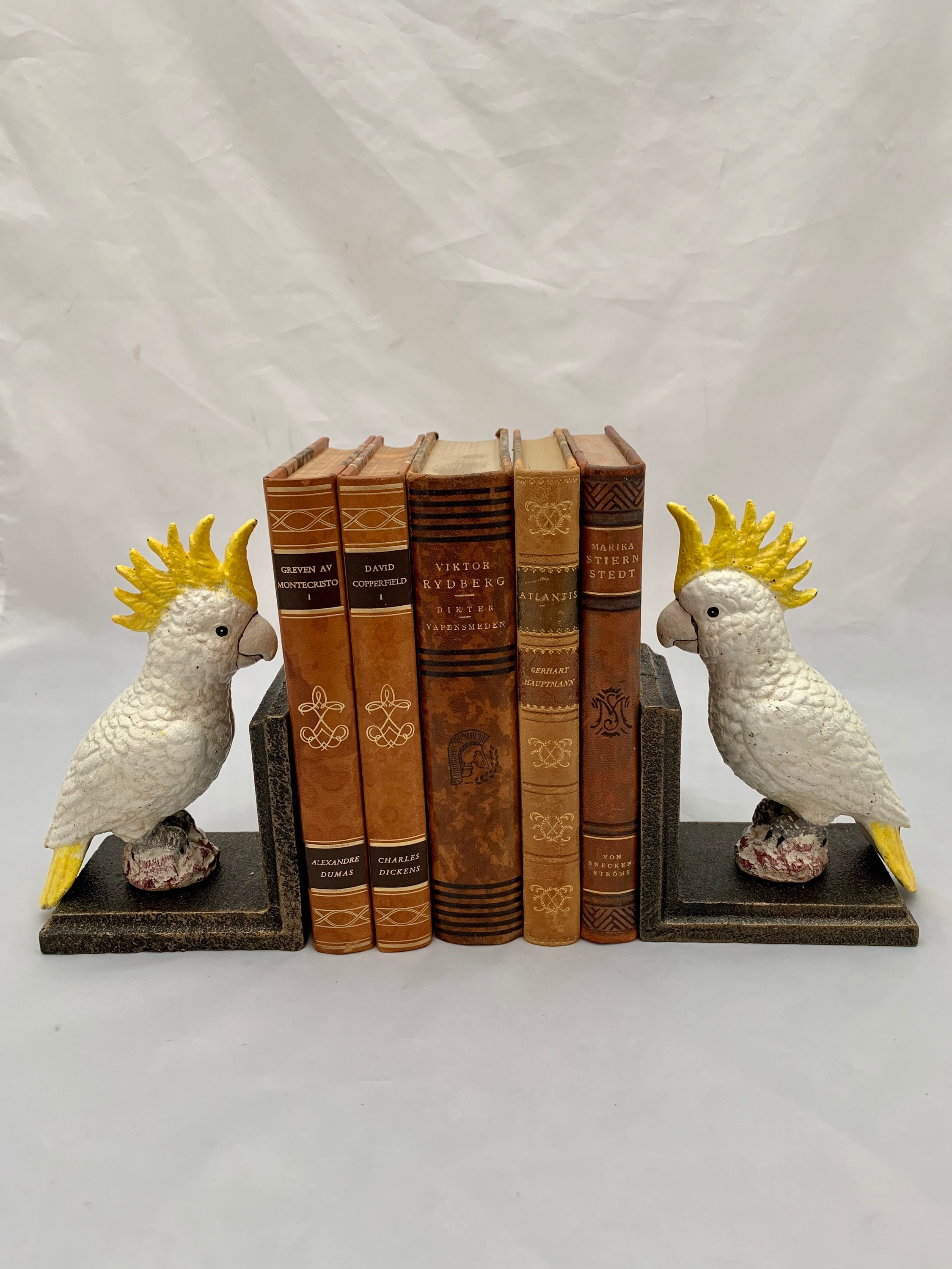 Cockatoo bookends outlet