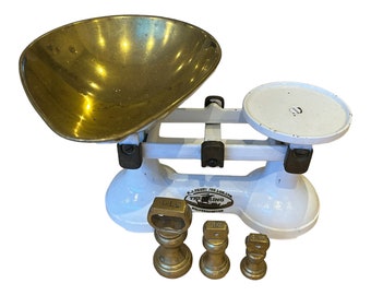 Kitchen balance scales with weights deals