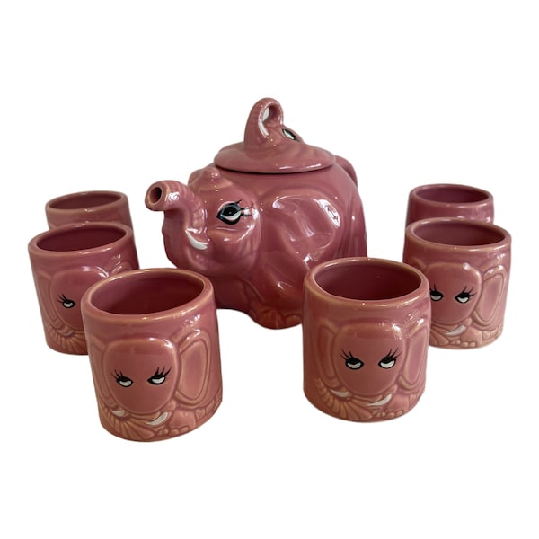 Vintage Elephant Tea Pot Etsy
