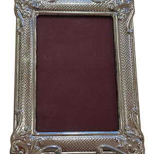 vintage silver plate  portrait or landscape picture photo frame wedding photo frame wedding gift anniversary gift silver gift