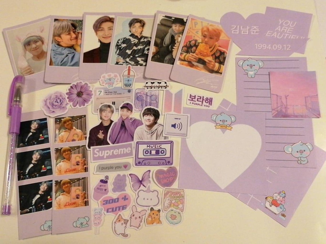Kpop Stationary Set Etsy