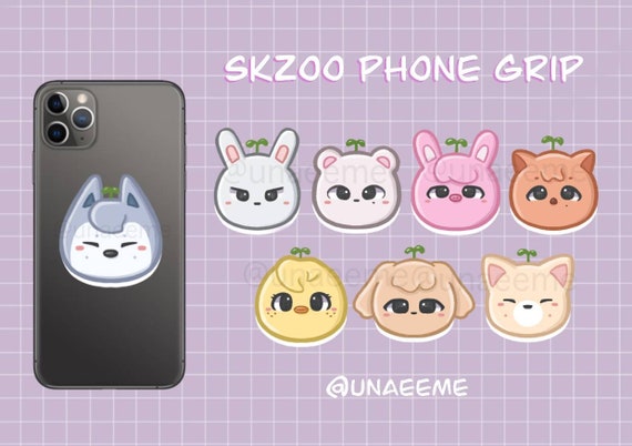 Stray Kids Skzoo Phone Grip Kpop // Bang Chan Lee Know - Etsy