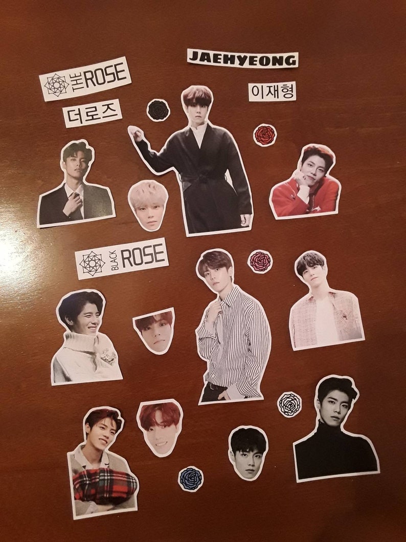 The Rose Kpop Stickers Etsy