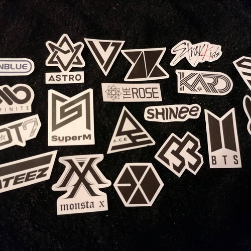 Kpop Logo Stickers Etsy