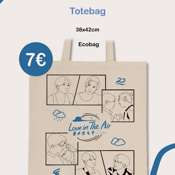 Love In The Air Series Tote bag Preorder // Thai BL BossNoeul, FortPeat, PhayuRain, PrapaiSky