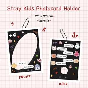 Stray Kids SKZOO Acrylic Photocard Holder