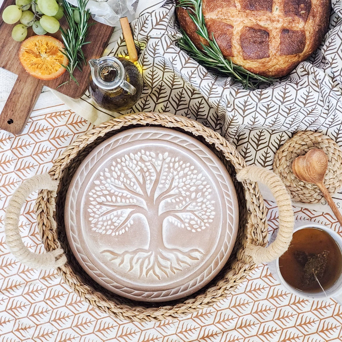 Tortilla Warmer Parini Glazed Stoneware 8 TORTILLA WARMER