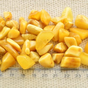 Amber Stones  33 Grams 6-30mm Jewelry Supplies Beads, Baltic Amber stones, Polished Natural Beads AM-012