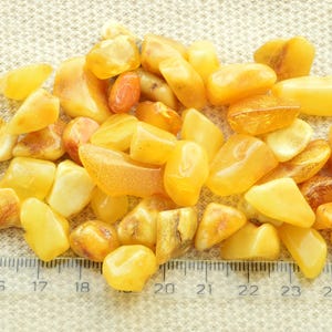Amber Stones  31 Grams 6-30mm Jewelry Supplies Beads, Baltic Amber stones, Polished Natural Beads AM-011