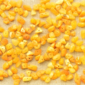 RAW Natural Amber Beads 5-200 Grams Chip Beads (4-7mm) Jewelry Supplies Beads, Baltic Amber Beads, Yolk Color Beads