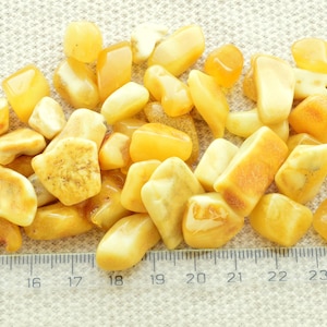 Amber Stones  33 Grams 6-30mm Jewelry Supplies Beads, Baltic Amber stones, Polished Natural Beads AM-009