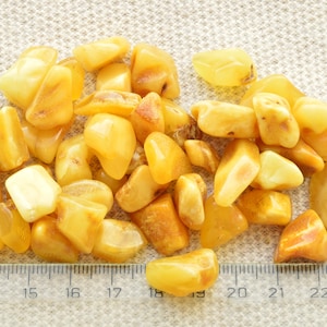Amber Stones  34 Grams 6-30mm Jewelry Supplies Beads, Baltic Amber stones, Polished Natural Beads AM-014
