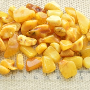Amber Stones  37 Grams 6-30mm Jewelry Supplies Beads, Baltic Amber stones, Polished Natural Beads AM-019