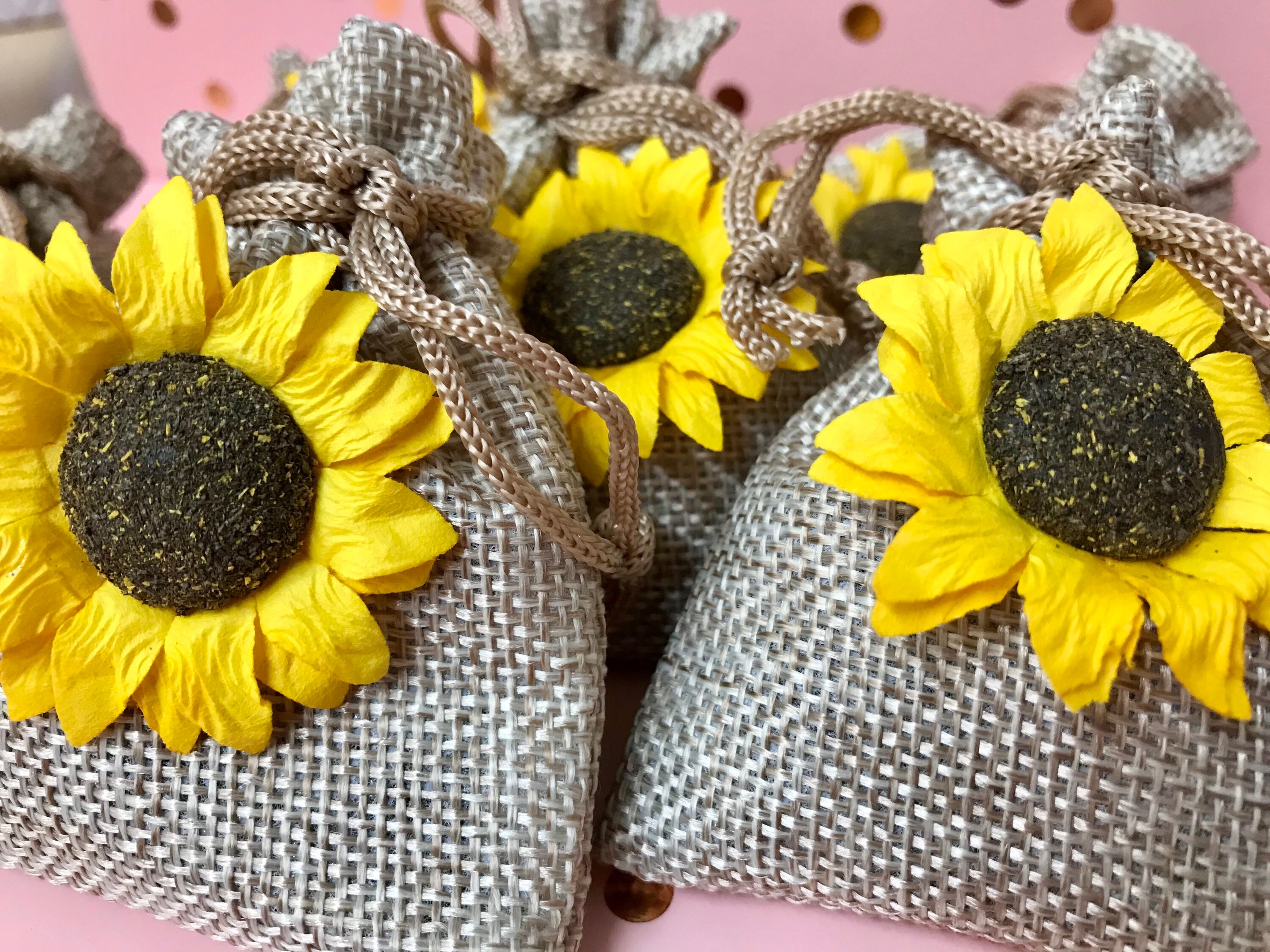 Handmade Mini Sunflower Seed Bags Etsy UK
