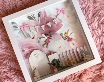 Moldura de caixa de fadas personalizada feita à mão de luxo