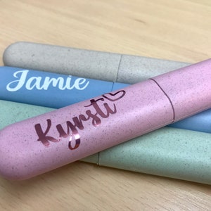 Gepersonaliseerde tandenborstelhouder/-etui