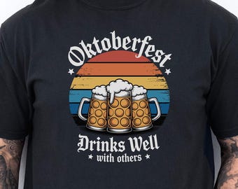 Retro Oktoberfest T-Shirt: Lustiges Bierfest T-Shirt
