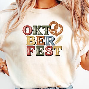 Oktoberfest T-Shirt: German Beer Festival, Pretzel Graphic