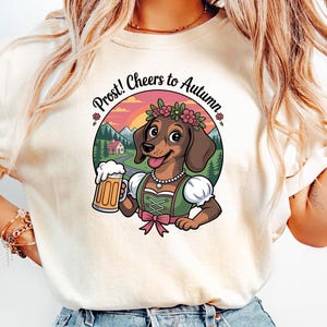 Dachshund Oktoberfest T-Shirt: German Beer Festival Dog Lover Tee