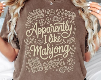 Mahjong T-Shirt or Sweatshirt: Board Game Lover Apparel, Funny Game Shirt, Gaming Gift