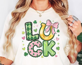 Lucky St Patricks Day T-Shirt or Sweatshirt: Festive Irish Top