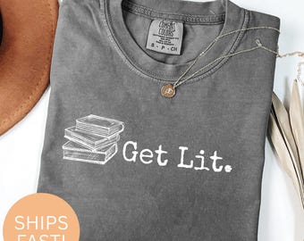 Camiseta con colores reconfortantes para amantes de los libros: un regalo divertido para el lector bibliófilo