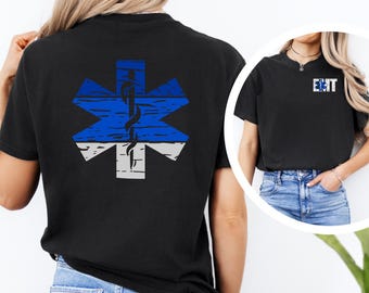 EMT Star of Life T-Shirt: Paramedic First Responder Apparel, EMT Gear