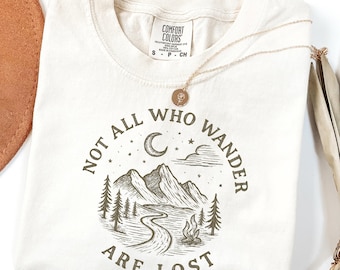 T-shirt of sweater voor wandel- en kampeerliefhebber: Wilderness Adventure Design