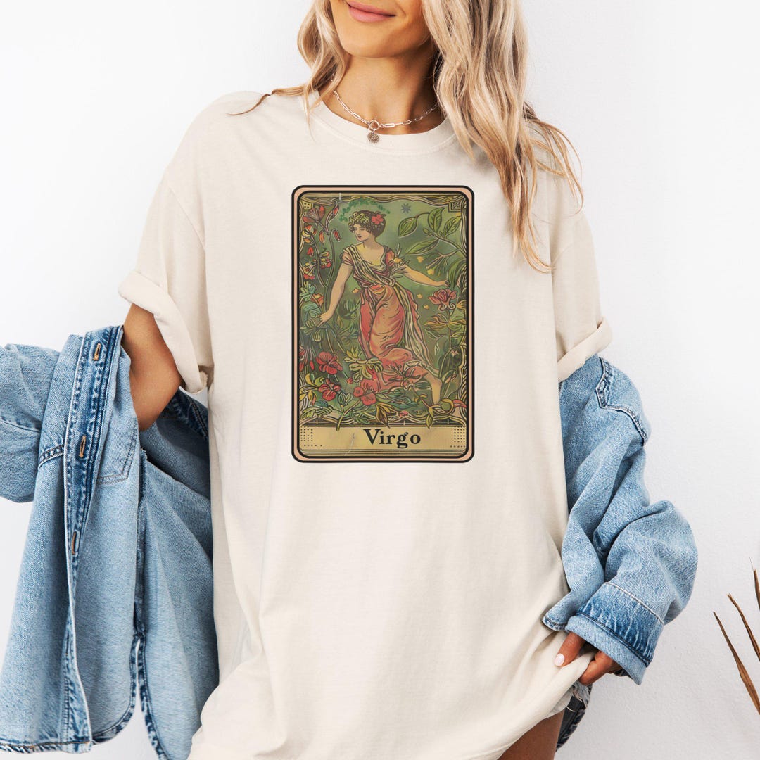 Vintage Virgo T shirt Art Nouveau Floral Star Sign Astrology Tee Etsy vintage-virgo-t-shirt-art-nouveau-floral-star-sign-astrology-tee-etsy
