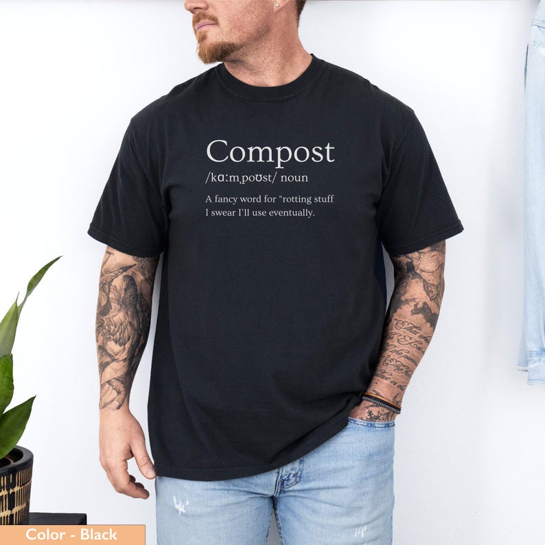 Funny Gardeners Compost Definition Shirt: Gardening Gift for ...