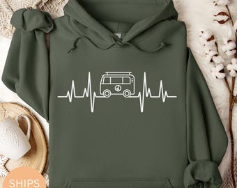 Van Life-hoodie: boho campervan roadtripshirt