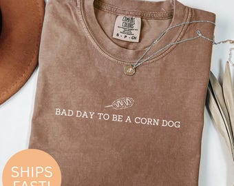 Funny Foodie Shirt: Corn Dog Graphic Tee, Food Lover Gift