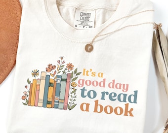 Book Lover Shirt, Bookshelf Design, Cozy Reader Tee