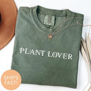 Plant Lover Shirt: Botanical Design, Gardening Gift Tee