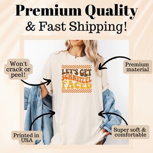 Let's Get Schnitzel Faced T-Shirt, Funny Graphic Tee, Women's Humor Shirt, Casual Summer Top, Trendy Apparel Gift for Her
