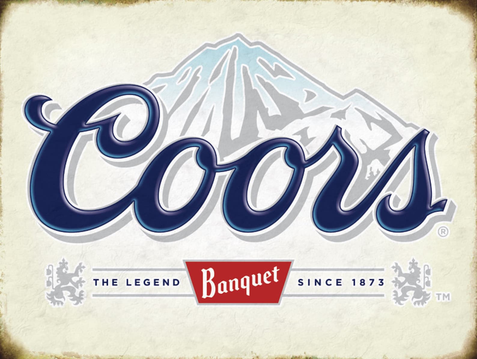 Coors Banquet Beer Tin Sign Etsy
