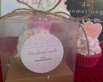 Super süße Cupcake Kerzen! - Sojakerze - Geburtstagsgeschenk - Geburtstagskerze, Ostern, Mitbringsel